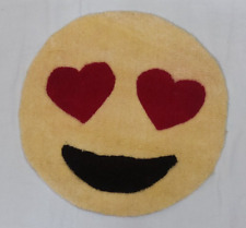 Tapetes tufantes feitos à mão love emoji 100% lã tapete tufado à mão facbook emoji novo comprar usado  Enviando para Brazil