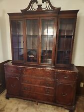 pull door wood silver cabinet for sale  Lawton