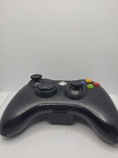 Controlador inalámbrico oficial Microsoft Xbox 360Negro funciona falta cubierta de batería segunda mano  Embacar hacia Argentina