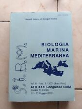 Biologia marina mediterranea usato  Modica