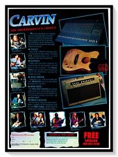 Carvin Guitars & Basses The Professional's Choice Vintage 1995 Print Magazine Ad for sale  Shipping to South Africa