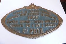 Ancienne plaque concours d'occasion  Coutances