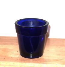 Vaso de flores azul cobalto por Mosser Glass, castiçal votivo comprar usado  Enviando para Brazil