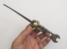 1800's Small Old/Vtg Double Side Open Wrench & Hand Saw Antique Rare Multi Tool for sale  Shipping to South Africa