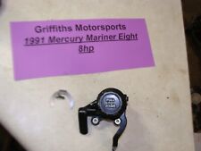 1986-91 Mercury outboard EIGHT 8hp MARINER fuel gas primer knob dial assembly, used for sale  Shipping to South Africa