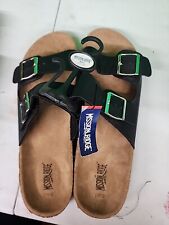 Sandálias masculinas Mission Ridge preta e marrom alça dupla tamanho L 11/12, usado comprar usado  Enviando para Brazil