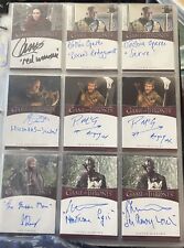 Game of Thrones Autograph Cards Selection Lannister Stark Targaryen Greyjoy for sale  Shipping to South Africa