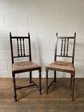 Pair edwardian oak for sale  THIRSK