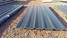 new polyester coated anthracite grey box profile roofing sheets 8ft x 1 meter, used for sale  GLOUCESTER