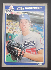 Orel Hershiser 1985 Fleer Baseball #371 Rookie set break Sharp 1b na sprzedaż  Wysyłka do Poland