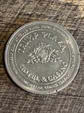 Usado, DONALD TRUMP PLAZA CASINO JUEGOS $1.00 TOKEN/MONEDA AÑOS 80-90- Hermoso estado segunda mano  Embacar hacia Argentina