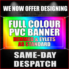 PVC BANNER PRINTING Custom OUTDOOR VINYL BANNER ADVERTISING SIGN Advertising, used for sale  Shipping to South Africa