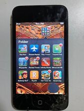 Apple iPod Touch 4ta Generación 8 GB Negro, Pantalla Grieta, Múltiples Aplicaciones Raras segunda mano  Embacar hacia Argentina