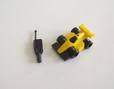 Playmobil (1578) children-racing car f1 black yellow with remote d'occasion  Expédié en Belgium