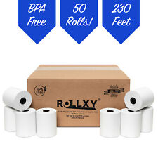 3-1/8" x 230' THERMAL POS RECEIPT PRINTER ROLL PAPER BPA FREE USA - 50 ROLLS for sale  Carlstadt