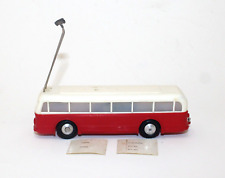 Carrinho de ônibus elétrico Eheim 6102 HO Alemanha Ocidental anos 60 vermelho com engate e adesivos comprar usado  Enviando para Brazil