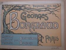 1902.catalogue georges borgeau d'occasion  Saint-Brieuc