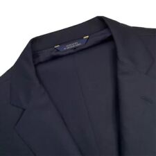 Usado, Terno de lã azul marinho sólido masculino 43 R Brooks Brothers 1818 Fitzgerald X Estrato comprar usado  Enviando para Brazil