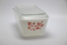 Used, Vintage Pyrex Pink Gooseberry 1.5 Pint 0502 Refrigerator Dish w/Lid 502-C for sale  Shipping to South Africa
