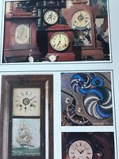 Vintage Fathers Day Card Clocks Gears Pocket Watch Wall Clock Pendulum d'occasion  Expédié en France