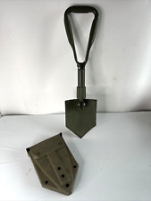 Vintage UK Military issued Folding Shovel and Rubber Case - Broad Arrow stamps for sale  Shipping to South Africa