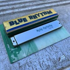 Used, Blue Rhythm Harmonica with original box and cleaning cloth. Key  C for sale  Shipping to South Africa