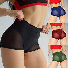 Vestido Feminino Sexy ver através de Shorts Esportivo Hot calças Academia Treino Fitness Yoga Bottoms comprar usado  Enviando para Brazil