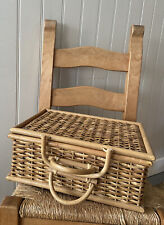 Bamboo wicker suitcase for sale  Shipping to Ireland