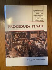 Manuale procedura penale usato  Milano