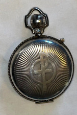 ANTIQUE CATHOLIC PRIESTS STERLING SILVER POCKET WATCH STYLE COMMUNION PYX for sale  Shipping to South Africa