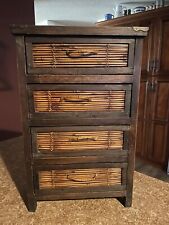 drawer cabinet wicker 4 for sale  Fulton