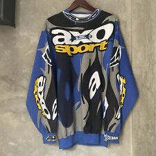 Moletom vintage anos 90 AXO Sport Team D-max Racing motocross jersey VMX Racewear, usado comprar usado  Enviando para Brazil