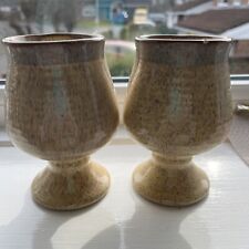 prinknash pottery goblets for sale  DERBY
