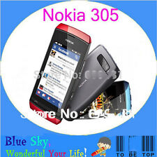 Nokia Asha 305 Dual SIM 3" 2MP Original Bluetooth FM MP4 Player Tela Sensível Ao Toque comprar usado  Enviando para Brazil