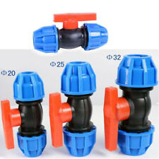 Used, Alkathene Water Pipe Compression Or Stop Tap Valve For HDPE Ends 20mm to 32mm for sale  HATFIELD