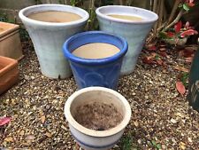 Glazed terracotta pots for sale  DUNSTABLE