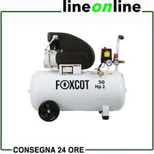 Compressore ad aria 50 litri Foxcot FL50 8 bar 2,0 Hp usato  Bibbiena