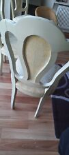 White dining chairs for sale  NOTTINGHAM