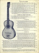 Usado, 1912 ANUNCIO DE PAPEL Guitarra Concierto Estándar Banjo 11" Pro Profesional  segunda mano  Embacar hacia Argentina