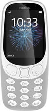 Nokia 3310 Dual SIM Mobiltelefon Tasten Handy mit Kamera GRAU Silber, usado comprar usado  Enviando para Brazil