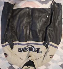 Triumph leather jacket for sale  Muscatine