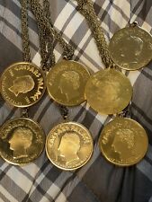 Caesars Palace Medal Medallion Pendant Las Vegas  Souvenir Lot Of 7 for sale  Henderson