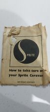 Vintage Sprite Caravan Owners Handbook Pack & Literature 1971 - Rare for sale  Shipping to South Africa