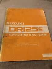Suzuki dr125 supplementary for sale  NANTWICH