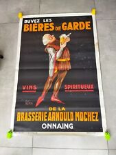 Ancienne affiche bières d'occasion  Clermont-Ferrand