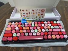 Used, UBOTIE Portable Bluetooth Colorful Computer Keyboard Wireless Mini Compact for sale  Shipping to South Africa