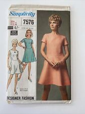 Simplicity sewing pattern for sale  WHITSTABLE