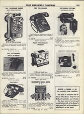 1956 PAPER AD Toy Telephone Switchboard Zimphone Remco Radio Station Transistor for sale  Shipping to South Africa