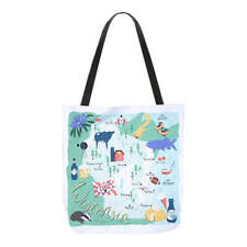 Wisconsin map tote for sale  USA