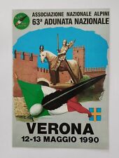 cartoline adunata nazionale alpini usato  Italia